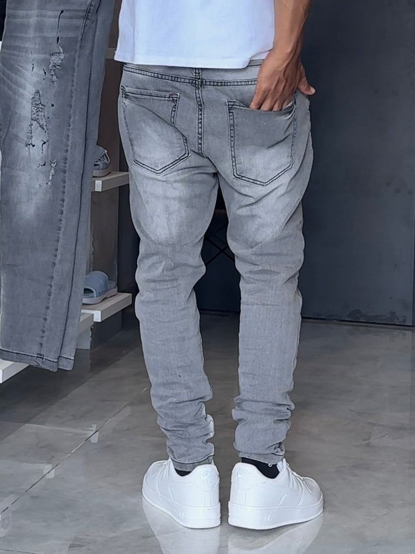 Calça Jogador Cinza Brow Jeans - 110
