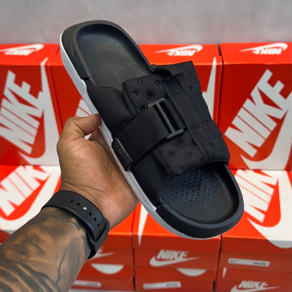 Chinelo Slide NK Asuna 3.0 (Preto/Branco)