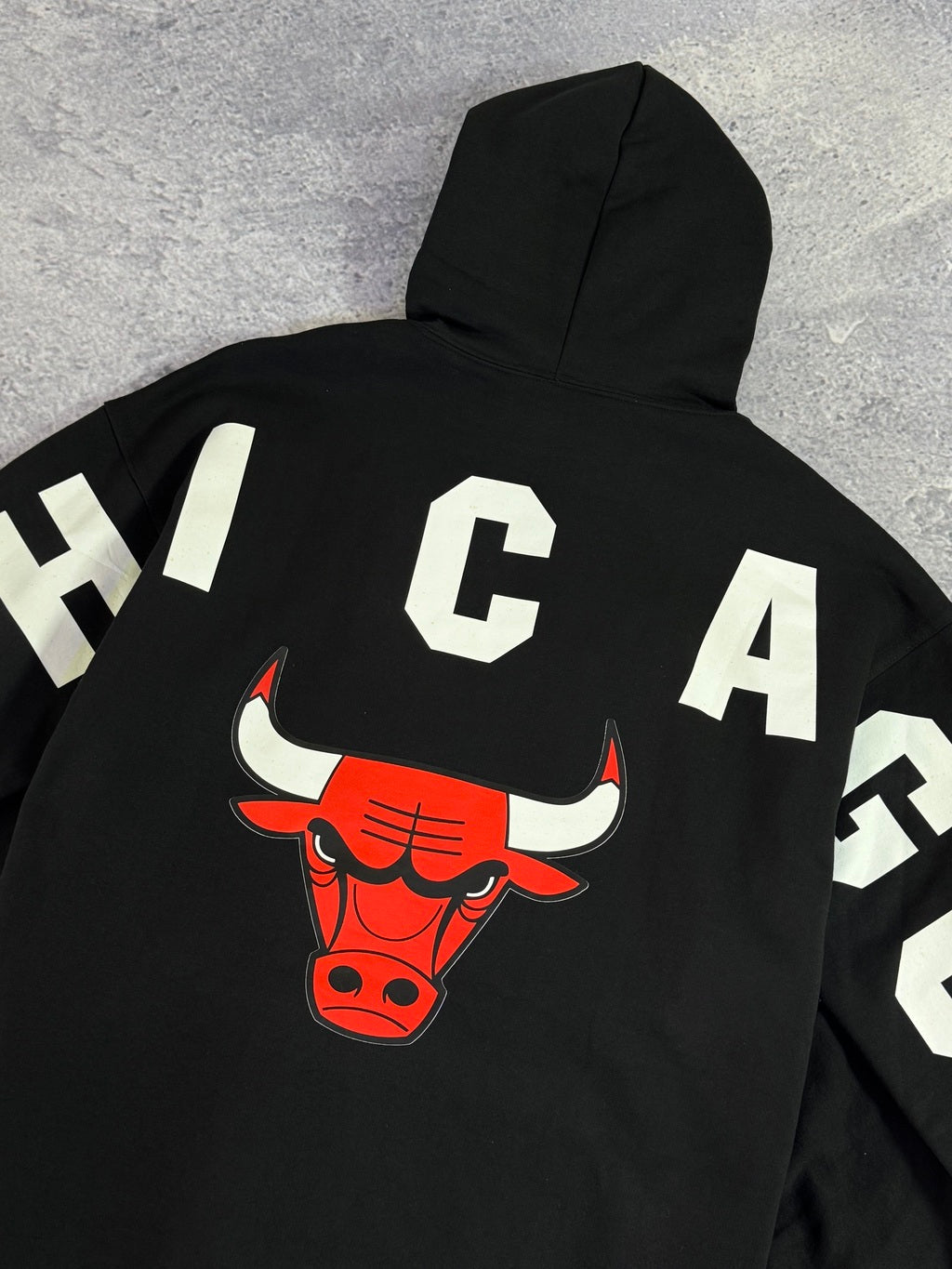 Moletom Canguru Chicago Bulls - Preto