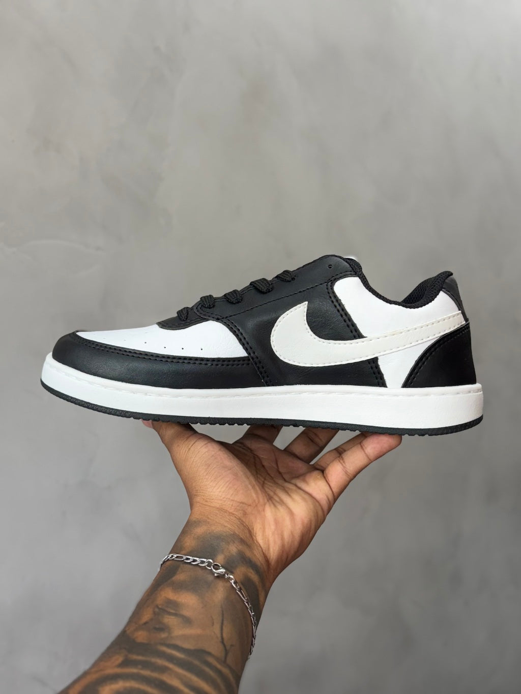 Tênis NK Court Vision Low - Preto/Branco