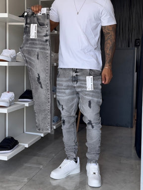 Calça Jogador Cinza Brow Jeans - 05