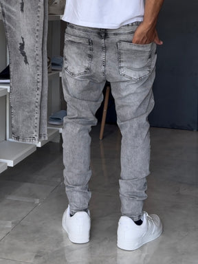 Calça Jogador Cinza Brow Jeans - 05
