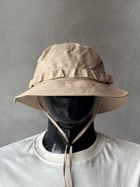 Bucket Tático Militar Chapéu Camping - Bege