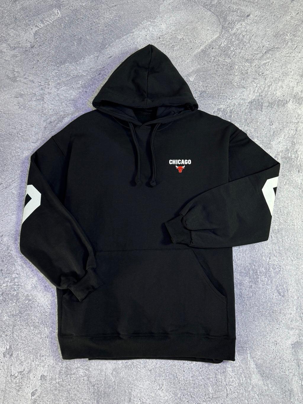 Moletom Canguru Chicago Bulls - Preto
