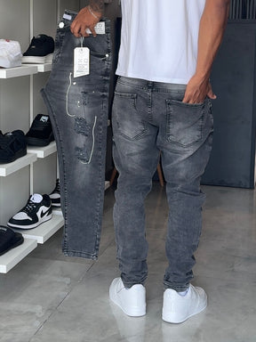 Calça Jogador Cinza Brow Jeans - 02