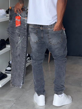 Calça Jogador Cinza Brow Jeans - 077