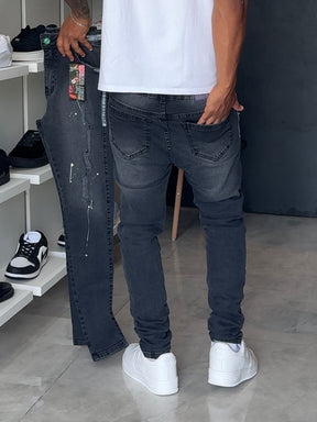 Calça Jogador Cinza Street Denim - 367