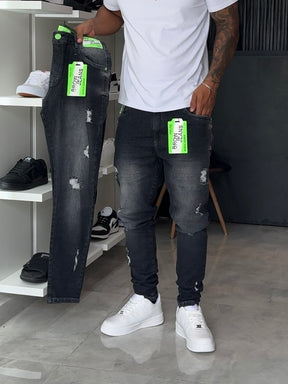 Calça Jogador Preta Brow Jeans - 243