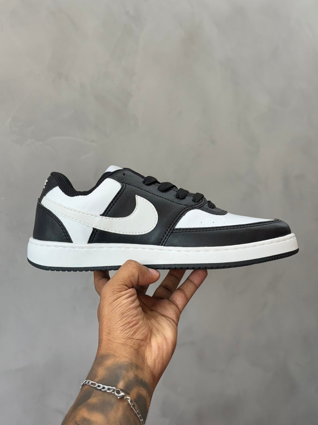 Tênis NK Court Vision Low - Preto/Branco